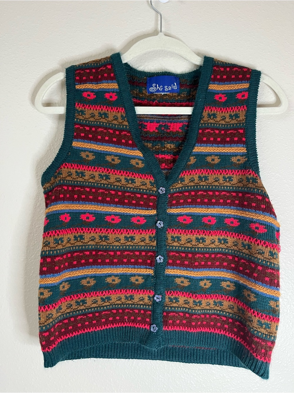 90s Knit Sweater Vest